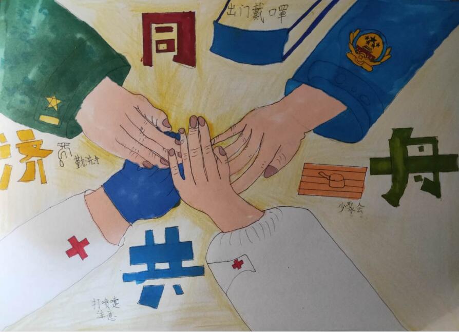 “疫情當(dāng)前，孩子們有‘畫’說”作品展播（三十八）