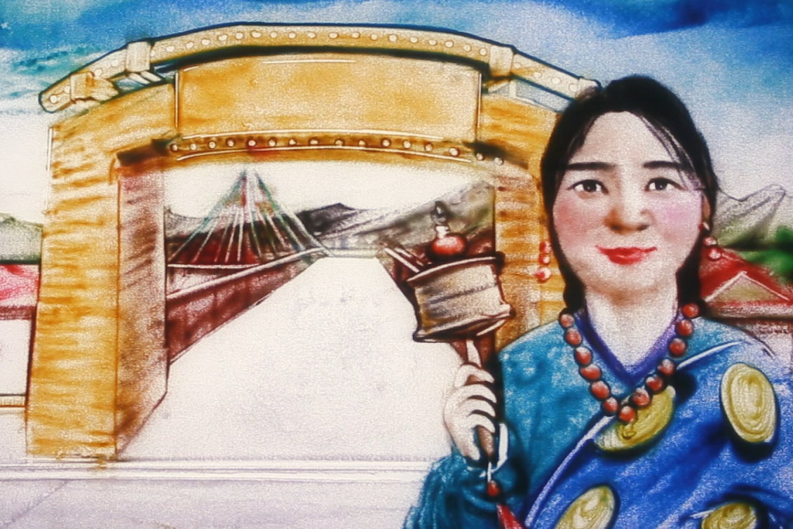 沙畫|奮力追夢(mèng)！2020決戰(zhàn)脫貧攻堅(jiān)“甘肅卷”