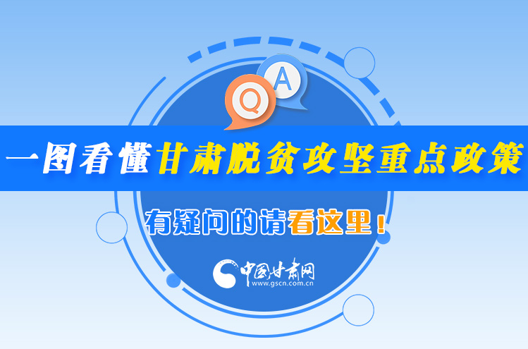 一圖看懂甘肅脫貧攻堅(jiān)重點(diǎn)政策，有疑問(wèn)的請(qǐng)看這里！