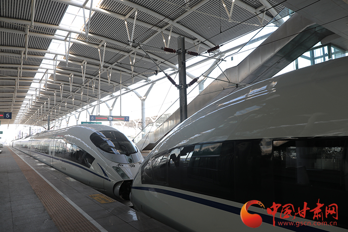 西銀客專甘寧段開啟重聯(lián)動車組逐級提速試驗