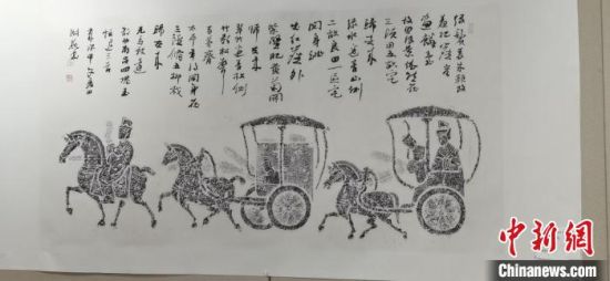 圖為傳拓作品?！〈蘖?攝