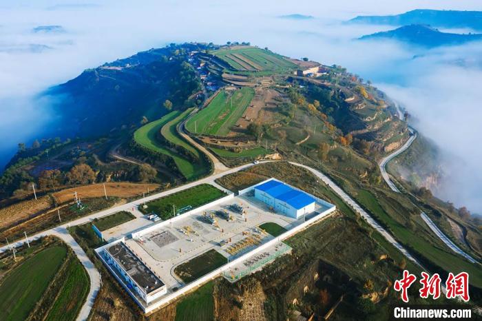 圖為中石油長慶油田慶陽天然氣開發(fā)場站。(資料圖) 慶陽市委宣傳部供圖